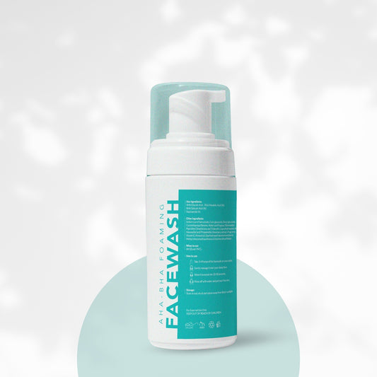 AHA BHA Foaming Face Wash 100ml | Vrinlite